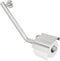 Tiger Boston - Wandbeugel met wc rolhouder links - RVS geborsteld - Max. belastbaarheid 150 kg