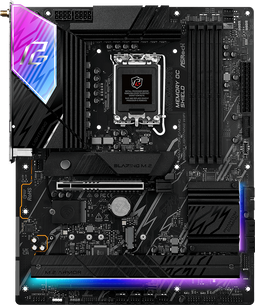 ASRock Phantom Gaming B860 Lightning - Moederbord ATX - 4x DDR5 - WiFi 6E (802.11ax) - 256GB max geheugen