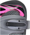 Street Rider Pro - Inline Skates - Aluminium frame 4 wielen - Roze/Grijs