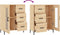 vidaXL - Dressoir - 69,5x34x90 - cm - bewerkt - hout - sonoma - eikenkleurig