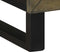 vidaXL - Tv-meubel - 70x33x46 - cm - massief - mangohout - zwart