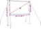 vidaXL - Projectiescherm - met - statieven - 90 - inch - 16:9
