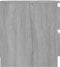 vidaXL - Nachtkastjes - 2 - st - 50x39x43,5 - cm - bewerkt - hout - grijs - sonoma - eiken