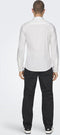 ONLY & SONS ONSMILES LS STRETCH SHIRT - Heren Overhemd - Slim fit - Maat XXL