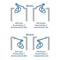 Lips - Veiligheidsoplegslot met vaste buitencilinder - 1753 50 mm - Dr. 2 / Din Rechts