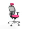 Jorquera Piqueras y Crespo 1D086G2 - Bureaustoel met hoofdsteun - Verstelbare hoogte - Roze