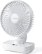Ocoopa D606Y - Tafelventilator - Wit - Stille mini USB ventilator - Oplaadbaar