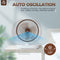 Ocoopa D77 - Tafelventilator - Bruin- Stille mini USB ventilator