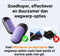 Ocoopa UT3 Lite – Handwarmer – Paars/Zwart