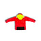 OCP Kinder Zeilpak rood 2-laags zeiljas en zeilbroek 128-134