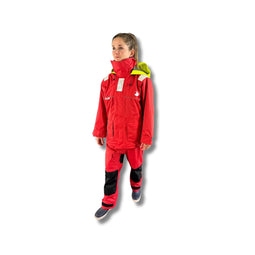 OCP Kinder Zeilpak rood 2-laags zeiljas en zeilbroek 140-146