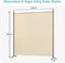 Angel Living Paravent - 1-delig - 162x180 cm - Opvouwbaar - Staal & 160 g/m² Polyester