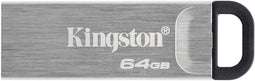 Kingston DataTraveler Kyson - USB-stick 64GB - Leessnelheid 200MB/s - Zilver