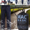 Mac in a Sac Full Zipper - Regenbroek - 100% waterdicht - Zwart - Maat XXL