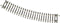 H0 Roco RocoLine (zonder ballastbed) 42422 Gebogen rails 12 stuk(s)