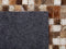 TORUL - Patchwork vloerkleed - Lichtbeige - 160 x 230 cm - Koeienhuid leer