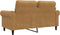 vidaXL - Tweezitsbank - 120 - cm - fluweel - bruin