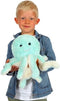 Octopus knuffel - GIPSY TOYS - Blauw, 32 cm