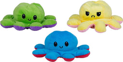 Octopus Knuffel Pluche Omkeerbaar, 19cm