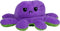 Octopus Knuffel Pluche Omkeerbaar, 19cm