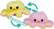 Octopus Knuffel Pluche Omkeerbaar, 19cm