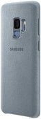 Samsung Galaxy S9 - Alcantara Cover - Krasbestendig Schokbestendig - Grijs