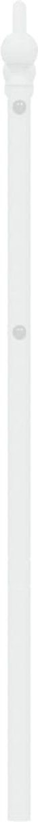 vidaXL - Hoofdbord - 160 - cm - metaal - wit