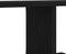 vidaXL - Wandplank - voor - TV - Zwart - Eiken - 125x18x23 - cm - Bewerkt - Hout