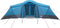 vidaXL - Familietent - met - Ramen - Dome - Blauw - 4-Persoons - Waterdicht