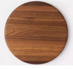 HOCHO Kubo - Ronde Snijplank - Thermo Essen Ø 220x15 mm - Donker hout