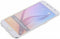 Design Backcover Samsung Galaxy S6 hoesje - Grafisch Wit / Koper