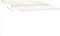 vidaXL - Luifel - automatisch - met - LED - en - windsensor - 350x250 - cm - crèmekleur