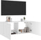 vidaXL - Tv-wandmeubel - met - LED-verlichting - 100x35x41 - cm - wit