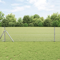 vidaXL - Gelaste - Draadhekje - 0.6x100 - m - Gegalvaniseerd - Staal