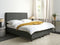 Verstelbaar bed Stof DUKE II 160 x 200 cm Donkergrijs