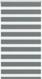 vidaXL - Zebra - rolgordijn - 85x100 - cm - stofbreedte - 80,9 - cm - donkergrijs