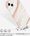 Selencia iPhone 14 Plus - Back Cover - 100% gerecycled - Wit Marmer