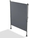 Juskys Barbados - Verticale Zonnescherm - Uitschuifbaar UV-bestendig - Grijs