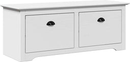 vidaXL - Gangbank - BODO - 114x40x45 - cm - wit