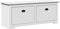 vidaXL - Gangbank - BODO - 114x40x45 - cm - wit