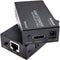 Netlock EXT-HDMI-01 - Audio/Video Extender - 1920 x 1200 Pixels - Zwart