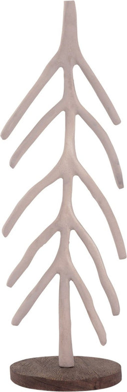 PTMD Deco Object Carden - 16x16x51 cm - Hout - Taupe