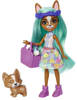 Enchantimals - Baby’s Beste Vriendjes - Crizia - Corgi - Modepoppen