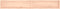 vidaXL - Wandschap - 200x30x(2-6) - cm - onbehandeld - massief - eikenhout