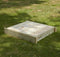 TP Play - Zandbak met deksel - 100 x 90 x 27 cm - Houtkleurig