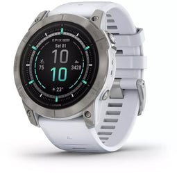 Garmin epix Pro (Gen 2) - Smartwatch - 1,4" AMOLED - Titanium (Wit)