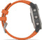 Garmin fēnix 6 - Smartwatch - GPS multi-sport met muziek - Grijs (Oranje)