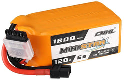 Li-Polymer batterij - 1800mAh (22.2V) 120C 6S XT60 stekker voor modelbouw, drones, multicopters, quadrocopter zoals 6S1P