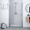 vidaXL - Douchedeur - mat - 100x178 - cm - gehard - glas