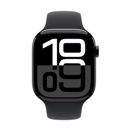 Apple Watch Series 10 - Smartwatch - Wifi - 46mm - Zwart Aluminium Case met Zwart Sportbandje M/L